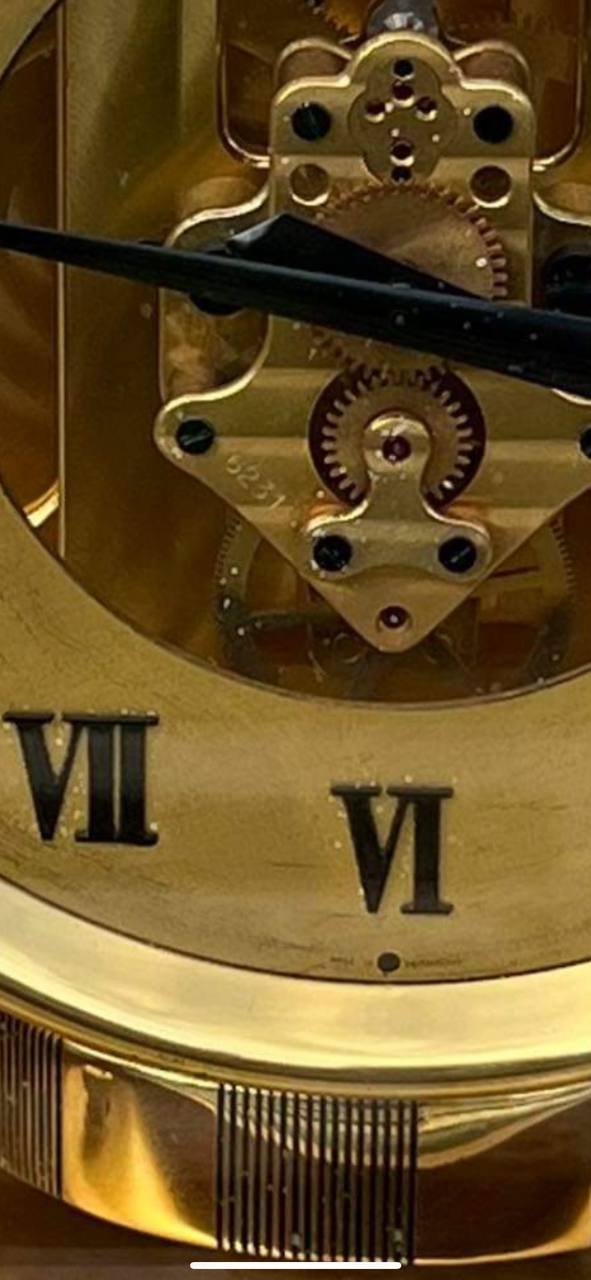 1290922 Rare Early LeCoultre Atmos II Clock 1940s 4 Digit Serial No 20