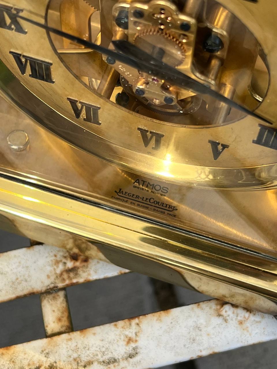 1290922 Rare Early LeCoultre Atmos II Clock 1940s 4 Digit Serial No 4